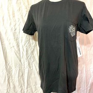 NWT cheetah print heart tee
